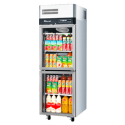 Turbo Air KF25-2G-N 2 Half Glass doors Upright Freezer