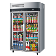 Turbo Air KR45-2G-N 2 Glass doors Upright Fridge