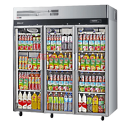 Turbo Air KR65-3G-N 3 Glass doors Upright Fridge