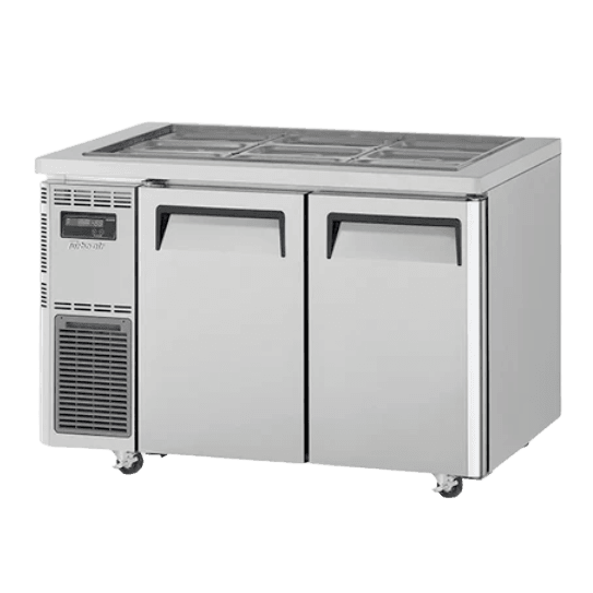Turbo Air KSR12-2-N 2 Solid doors Underbench Salad Prep Fridge