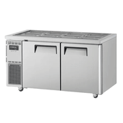Turbo Air KSR15-2-N 2 Solid doors Underbench Salad Prep Fridge