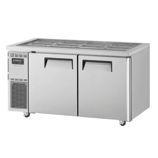 Turbo Air KSR15-2-N 2 Solid doors Underbench Salad Prep Fridge